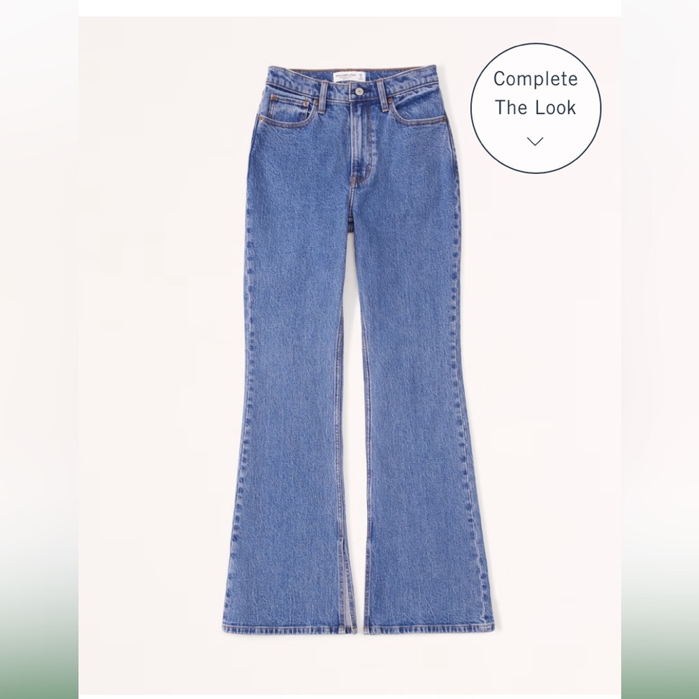 Abercrombie 70s ultra high rise vintage flare